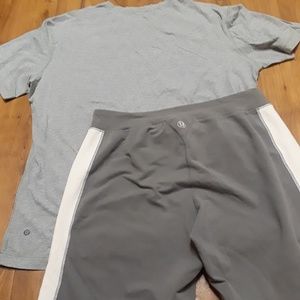 Bundle, Lululemon men's Large tee/Lulu. Shorts